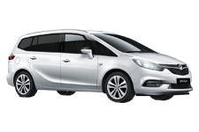 Car Hire Worcester - Vauxhall Zafira 7-Seater - Minibus hire Worcester